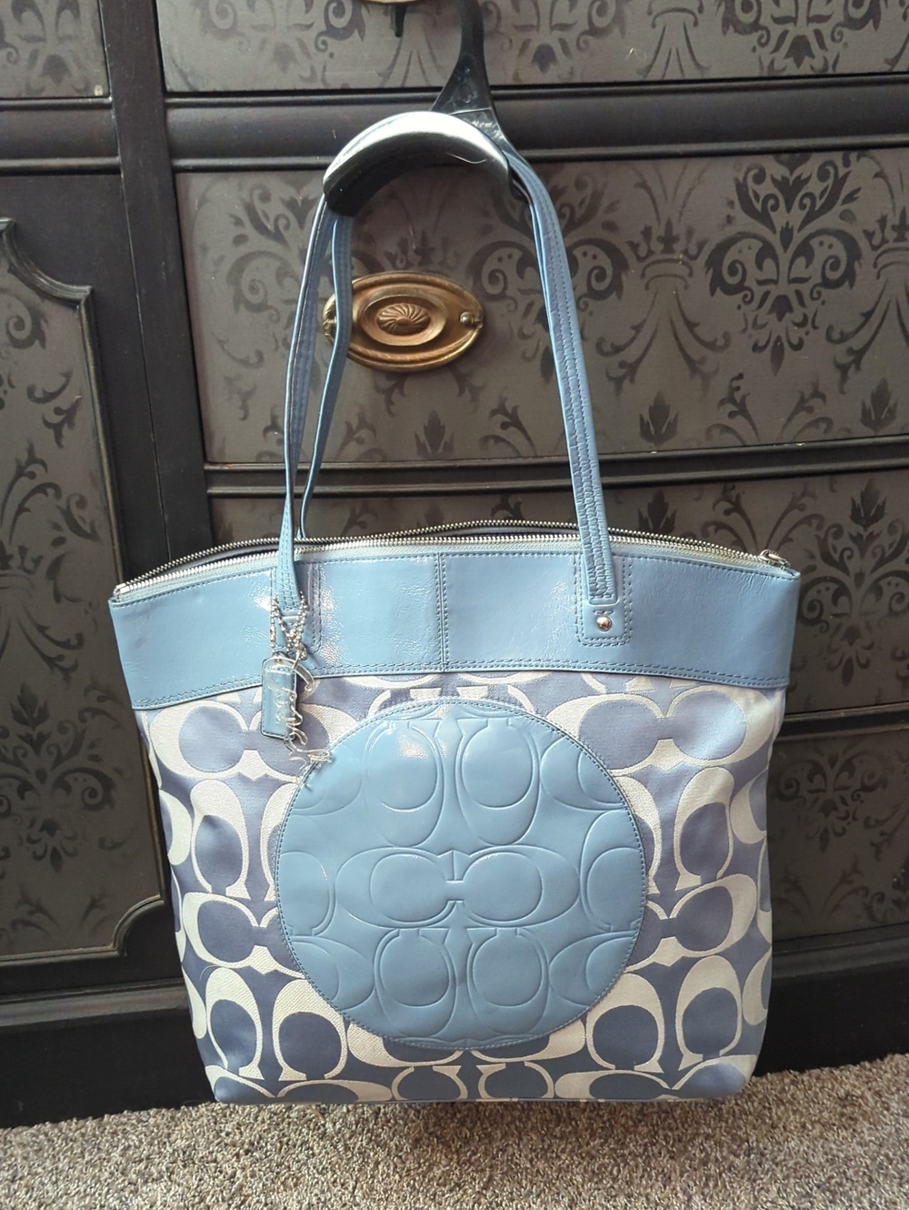 Coach Laura Signature Tote Bag